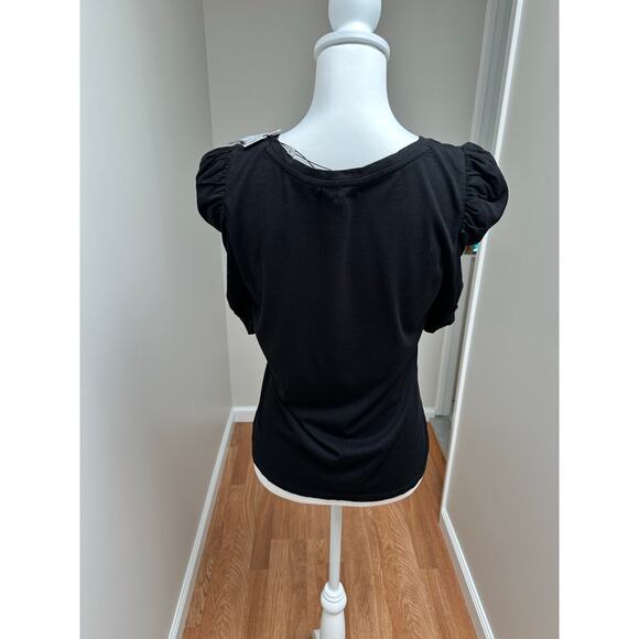 NWD Generation Love The Giana Tee Shirt Top Black size Small - Picture 2 of 7
